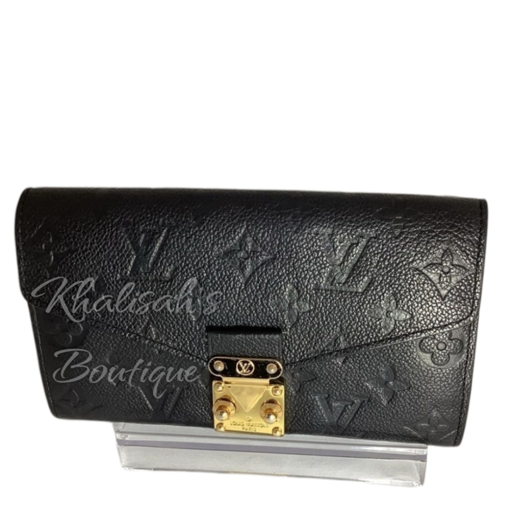 Louis Vuitton Metis Wallet Monogram LV Empreinte Black In EXCELLENT CONDITION - Picture 8 of 16